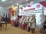 Dilantik Dekrranasda se- Bengkulu Ketua Dekranasda kabupaten dan kota se-Provinsi Bengkulu masa