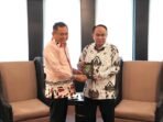 Menkop Budi Ari Setiadi Bupati Bengkulu Tengah, Rachmat Riyanto bersilaturahmi dengan Menteri Koperasi (Menkop) Budi Ari Setiadi di kantor Kemenkop Jakarta.(Foto/Ist)
