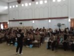 JPD 1 Ratusan peserta Jambore Pemuda Daerah (JPD) tahun 2025 se-Provinsi Bengkulu mendapat pembekalan tentang bela negara, korupsi, narkiba, radikalisme dan informasi hoax, Selasa 22 Juli 2025.(Foto HB/Usmin)