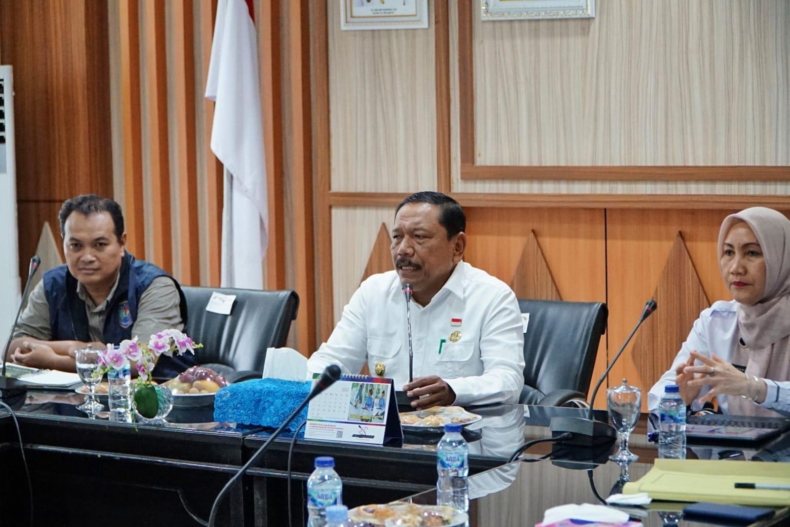 Wakil Gubernur Bengkulu pimpin rapat koordinasi penurunan stuntung di Bengkulu, diikuti para wakil bupati dan wali kota serta Kepala BKKBN Bengkulu.(Foto/Ist)