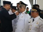Bupati Benteng Rachmat Lantik Pejabat Eselon III Bupati Bengkulu Tengah Rachmat Riyanto melantik sejumlah Camat dan pejabat eselon III dilingkup pemkab setempat dalam mutasi perdana setelah dilantik menjadi bupati lebih kurang 6 bulan.(Foto/Ist)