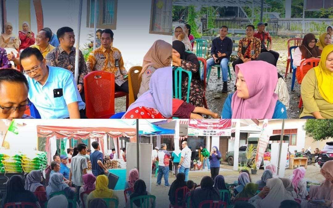 Kegiatan pasar murah sembako di halaman Rutan Kelas IIA Manna, Bengkulu Selatan untuk stabilkan harga bahan pangan di daerah ini.(Foto/RRI)
