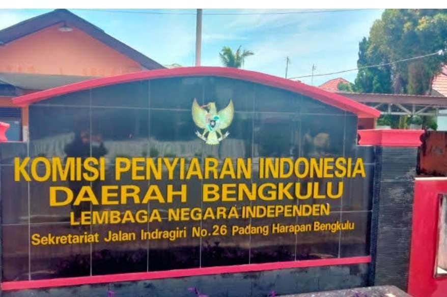 Kantor KPID Bengkulu Kantor Komisi Penyiaran Indonesia Daerah (KPID) Bengkulu.(Foto/Dok)