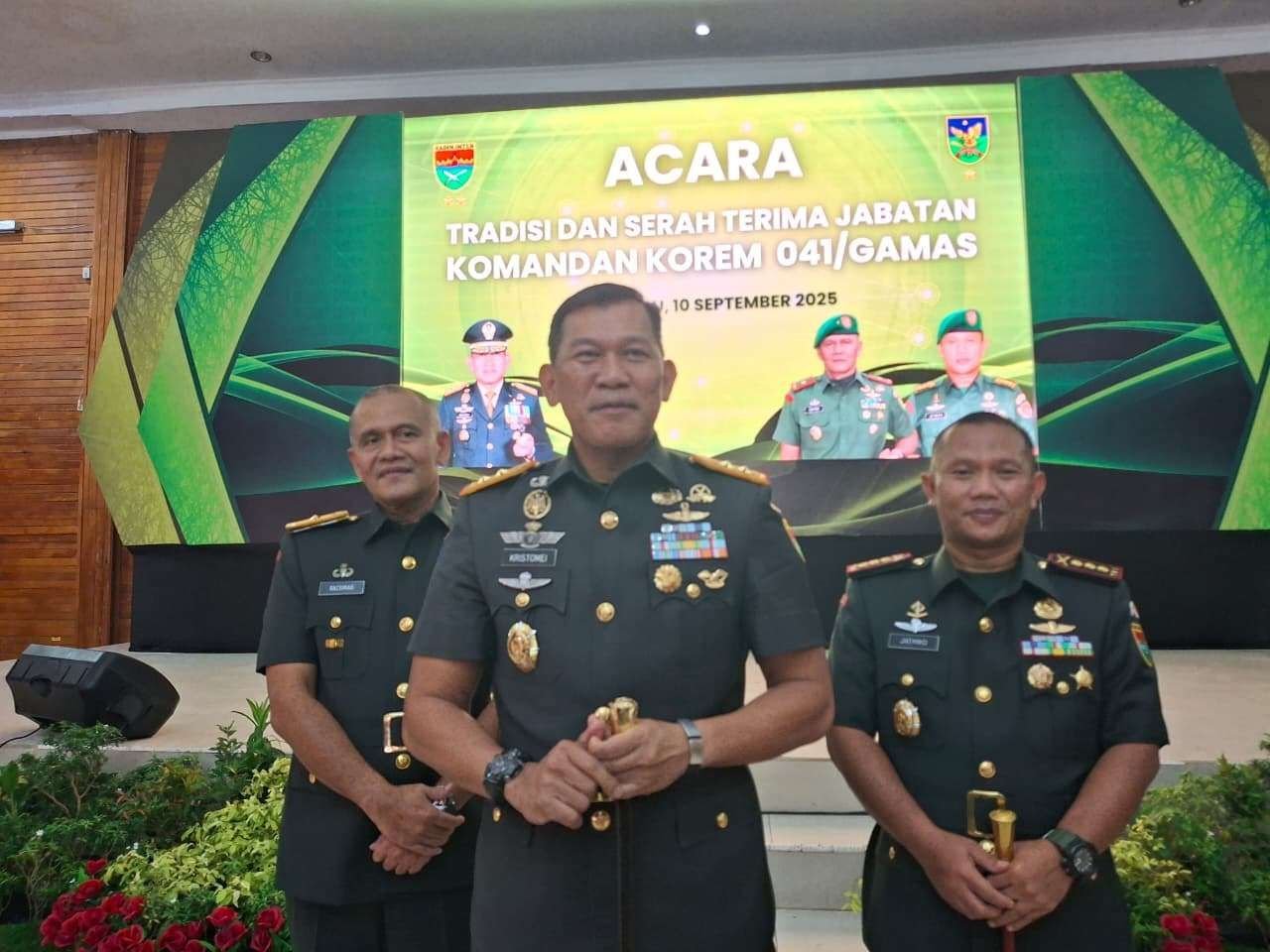 Pangdam XXI Radin Intan Panglima Komando Daerah Militer (Pangdam) XXI/Radin Intan, Mayjend TNI Kristomei Sianturi.(Foto/Ist)