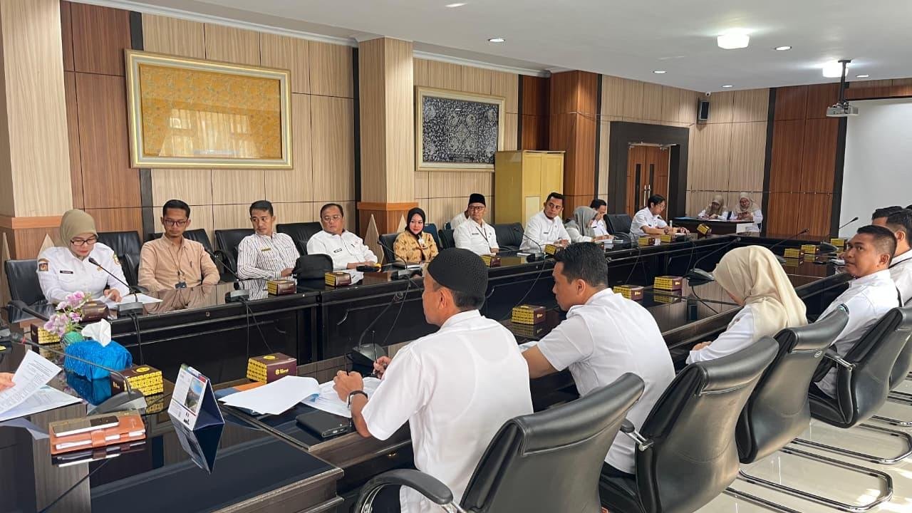 Pemprov Bengkulu gelar rapat persiapan mengikuti Pornas XVII Tahun 2025, di Palembang, Sumatera Sealatan.(Foto/Ist)