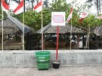 Tong Sampah Disebar di Pantai Pnjang Salah satu dari ratusan tong sampah yang disebar Dinas Pariwisata Kota Bengkulu ditempat-tempat wisata yang ada di daerah ini.(Foto/Ist)