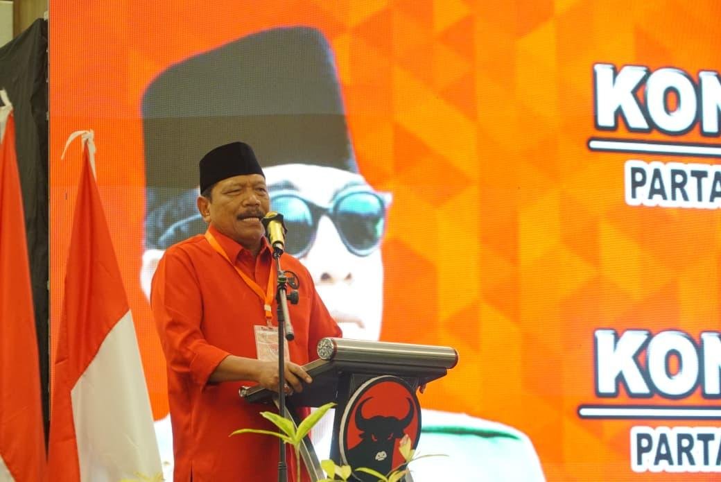 Ketua DPD PDIP Bengkulu, Mian Mian terpilih secara aklamsi sebagai Ketua PDIP Provinsi Bengkulu menggantikan ElVa Hartati pada Konferda yang dilaksanakan pada Senin 20 Oktober 2025.(Foto/Ist)