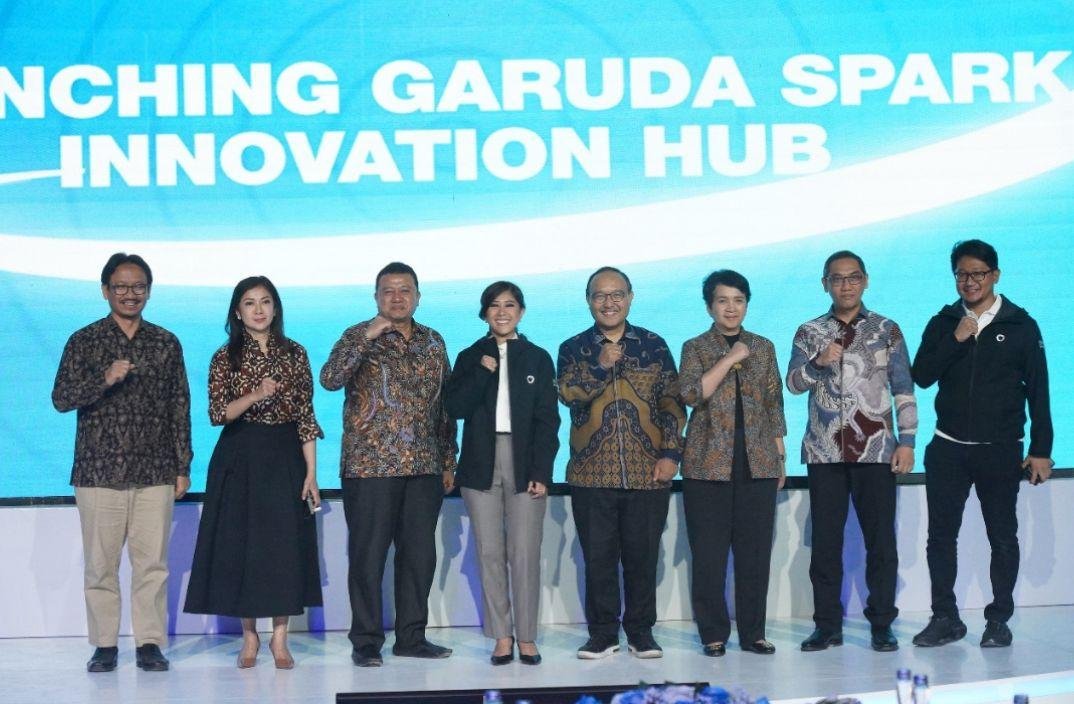 Menkomdigi Meutya Hafid pada acara Indonesia Digital Nation (IDN) 2025 di Ganara Art Space, fX Sudirman, Jakarta Pusat, Kamis (2/10/2025). Garuda Spark Innovation Hub dibangun dalam beberapa tahapan yang saling berkesinambungan.(FotoIst)