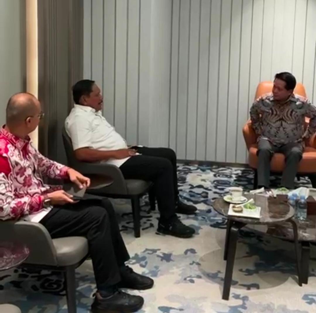 Mian Ktemu BRI di Jakarta Wagub Bengkulu, Mian bertemu Direktur Utama BRI, Hery Gunardi bahas masalah penyaluran KUR untuk pengembangan UMKM di Provinsi Bengkulu.(Foto/Ist)
