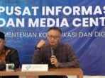 Wakil Menteri Komdigi, Nezar Patria memberikan penjelasan terkait perkembangan jaringan telekomunikasi di Acah pasabanjir dan longsor.(Foto/MC Kemkomdigi)