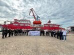 Sejumlah petugas Karentina Bengkulu dan instansi terkait foto bersama usai melakukan pengecekan arus lalu lintas hewan, ikan dan tumbuhan di atas kapal perintis KM Mohammad Husni Thamrin tujuan Bengkulu-Enggano, Bengkulu Utara.(Foto/Ist)