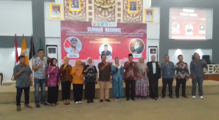 Seminar Nasional BI dan Unived Bank Indonesia dan Unived Bengkulu gelar seminar nasional perkuat sinergi untuk pembangunan nasional berkelanjutan.(Foto/Ist)