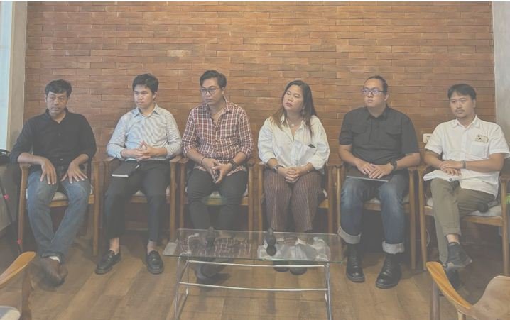 Tim pembela petani Pino Raya, Bengkulu Selatan, korban penembakan oknum petugas keamanan PT ABS dan konflik Agraria.(Foto/Walhi Bengkulu)