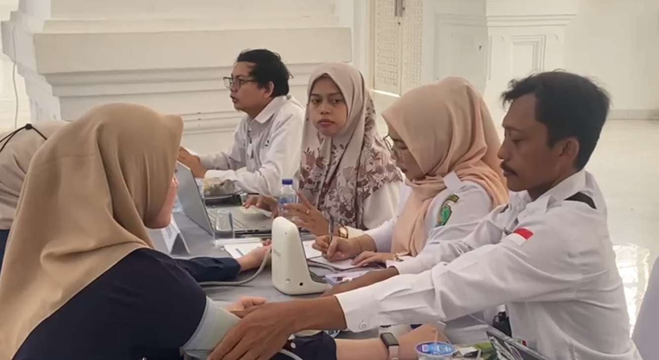 BPOM Bengkulu Sallkurkan Vaksin HPV BPOM Bengkulu salurkan sebanyak 150 vaksin HPV kepada ASN dan pendampingan dalam rangka merayakan HUT ke-26 tahun 2026 sekaligus mencegah peningkatan kasus kanker di Bengkulu.(Foto/Ist)