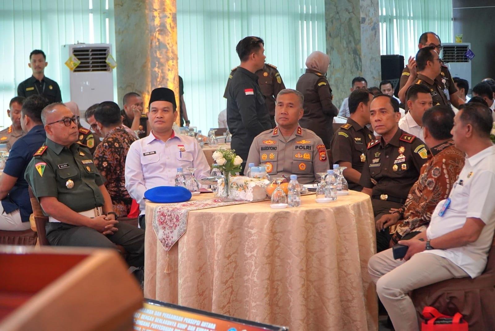 Kejati Bengkulu menggelar pertemuan terkait peningkatan sinergisitas APH terkait penerapan KUHP dan KUHAP baru.(Foto/Ist)