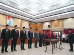 Wagub Bengkulu, Mian melantik sebanyak 14 pejabat eselon II setingkat kepala dinas dan kepala biro dilingkup Pemprov Bengkulu, Rabu 28 Januari 2026.(Foto/Ist)