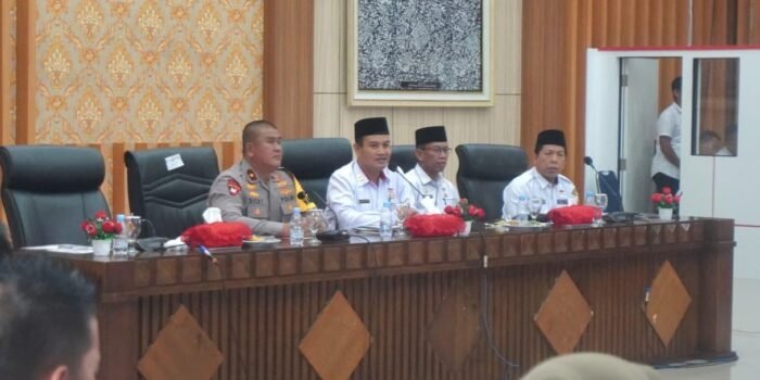 Pemprov Bengkulu dan Polda menggelar rapat perkuat koordinasi dalam rangka mengoptimalkan penerimaan pendapatan asli daerah (PAD) Bengkulu.(Foto/Ist)