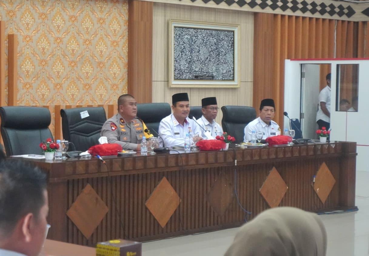 Pemprov Bengkulu dan Polda menggelar rapat perkuat koordinasi dalam rangka mengoptimalkan penerimaan pendapatan asli daerah (PAD) Bengkulu.(Foto/Ist)