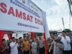 Gubernur Bengkulu, Helmi Hasan meresmikan pelayanan Samsat Desa di Kecamatan Sukaraja, Kabupaten Seluma, Kamis 19 Februari 2026.(Foto/Ist)