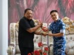 TNI AU Bangun Satrad di Bengkulu Selatsn Wagub Bengkulu Mian menerima kunjungan Komandan Lanud Sri Mulyono Herlmbang, Kol Pnb Zulkipli Arif Purba dalam rangka rencana TNI AU membangun Satuan Radar (Satrad) di Bengkulu Selatan dalam waktu dekatb ini.(Foto/Ist)
