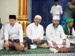 Gubernur Bengkulu, Helmi Hasan didampingi Wali Kota Bengkulu, Dedy Wahyudi melakukan Safari Ramadan di Masjid Nurul Iman, Bandara Raya, Rawa Mukmur Kota Bengkulu.(Foto/Ist)