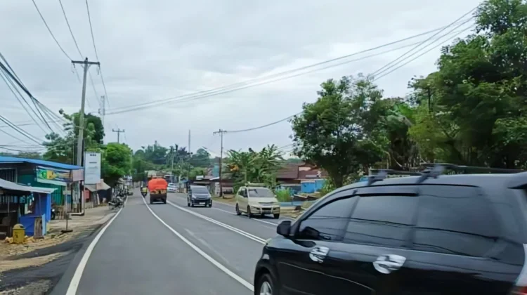 Kendaraan balik lebaran melintas di Jalinteng Sumatera ruas Bengkulu-Lubuklinggau, Sumsel pada H+10 Idulfitri 1447 Hijriah masih ramai.(Foto/Ist)