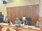 Gubernur Bengkulu, Helmi Hasan (tengah) didampingi Ketua DPRD Provinsi Bengkulu, Sumardi (kiri) dan Kapolda Bengkulu, Irjen Pol Mardiyono pimpin rakor matangkan persiapan menghadapi Idulfitri 1447 Hijriah mendatang.(Foto/Ist)