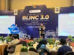 BI Bengkulu 3 Kepala Perwakilan Bank Indonesia Bengkulu, Wahyu Yuwana Hidayat menyampaikan sambutan pada acara Kickoff BLINC 3.0 untuk memperkuat kesiapan proyek investasi menuju pasar global, berlangsung di salah satu hotel berbiintang di Kota Bengkulu.(Foto-foto/Ist)