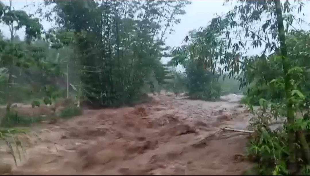 Banjir diserta longsor di sejumlah daerah di Bengkulu pada awal April 2026 ini, menimbulkan kerusakan tanaman pertanian masyarakat akibat tertimbun tanah saat dibawah banjir.(Foto/Ist)