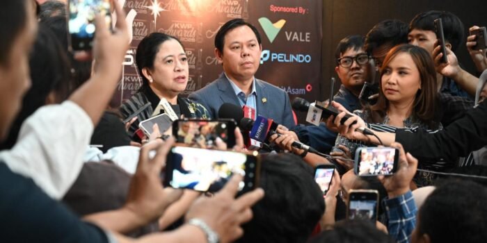 Ketua DPD-RI, Sultan B Najamudin bersama Ketua DPR-RI, Muan Maharani memberikan keterangan pers usai menghadiri sebuah acara di Jakarta.(Foto/DPD-RI)