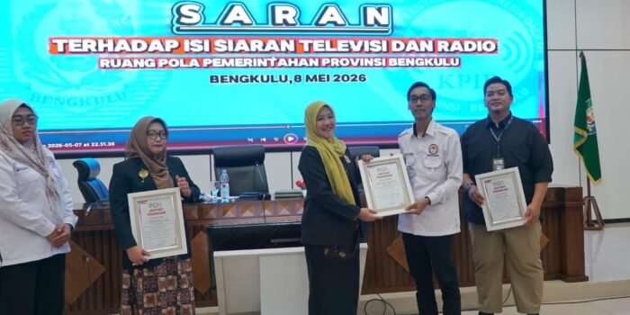 Komisi Penyiaran Indonesia Daerah (KPID) Bengkulu meluncirkan aplikasi SARAN guna mengawasi penyiaran digital televisi dan radio di wilayah ini.(Foto/Ist)