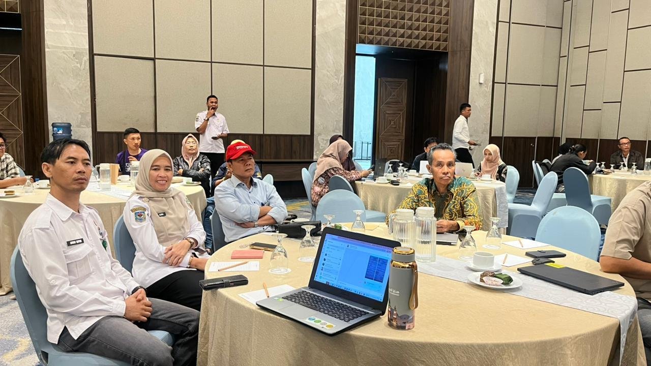 Workshop Pemanfaatan Data MapBiomas Indonesia digelar di salah satu hotel berbintang di Kota Bengkulu.(Foto/Ist)