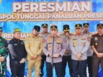 Kapolri Jenderal Listyo Sigit Prabowo meresmikan bangunan Asrama dan Sapras Polda Kaltim.(Foto/Ist)