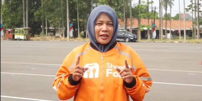 Driver Ojol di Jakarta, Novu Kurniawati ,(Foto/,Ist(